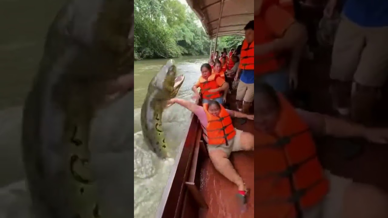 Una Anaconda Casi se come a una turista