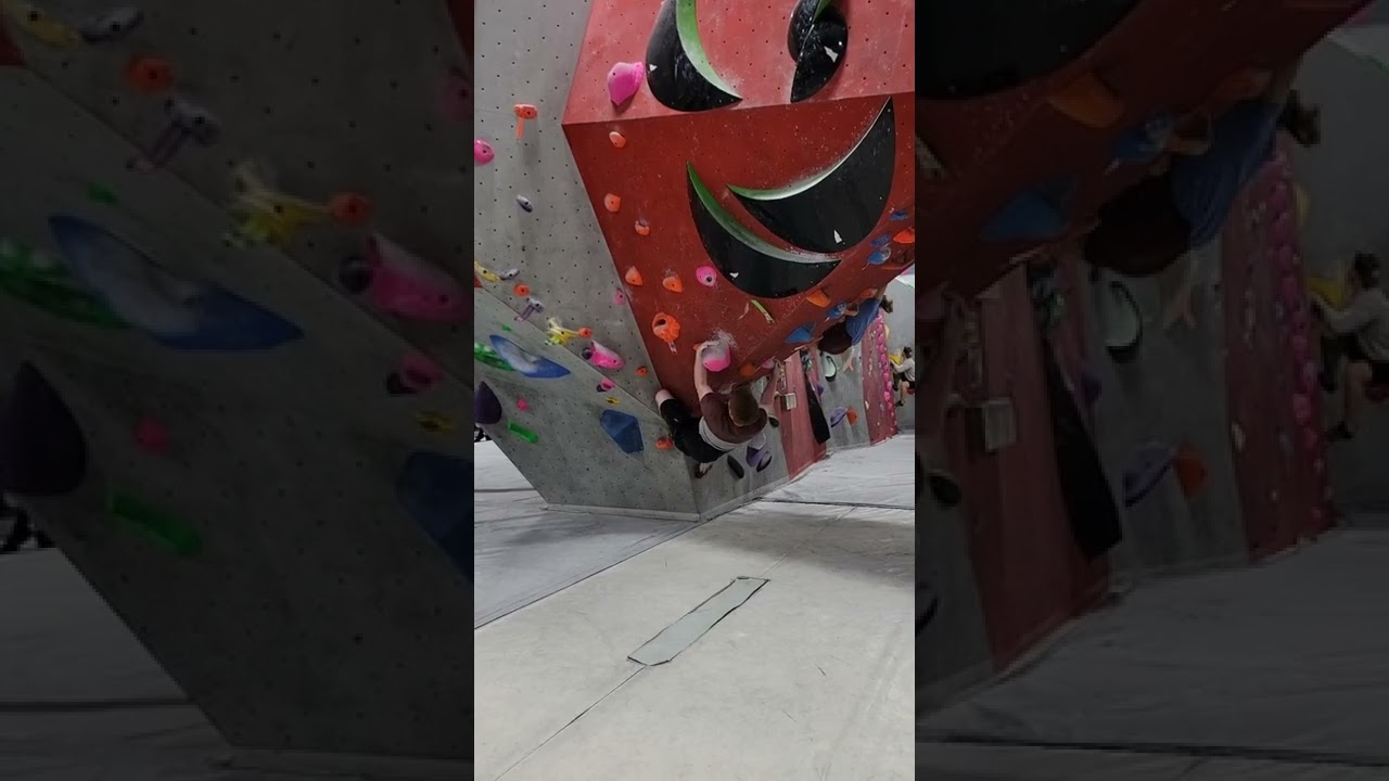Funny V4 Boulder fail #boulder #bouldering #climb #climbing #fail #fails