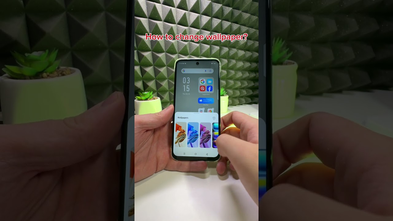 HOW TO CHANGE WALLPAPER ON INFINIX HOT 50I? #tutorial #howto #android #smartphone #fyp #like #viral