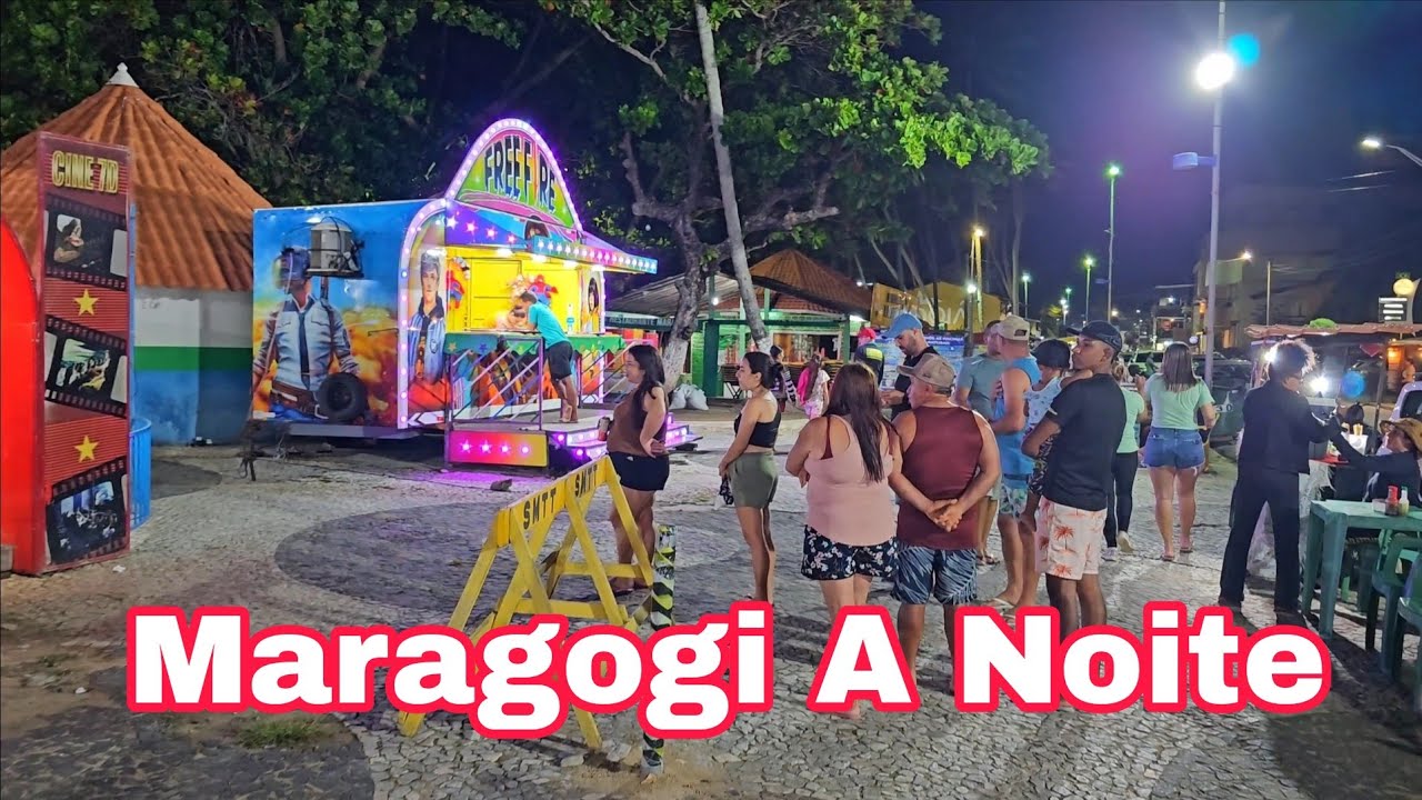 Maragogi A Noite Estruturas Da Orla
