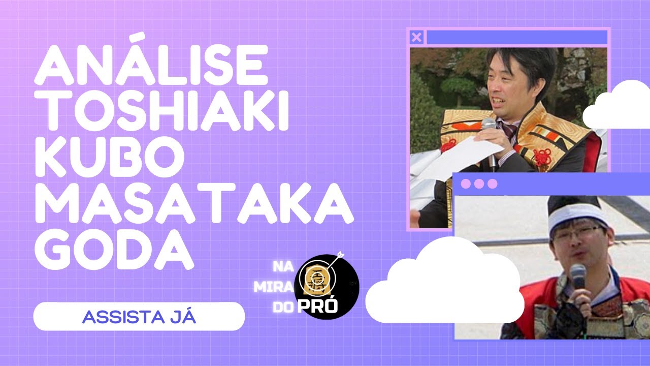 Na Mira do Pró  Analisando Partidas de Profissionais de Shogi   Toshiaki Kubo vs Masataka Goda   Rec