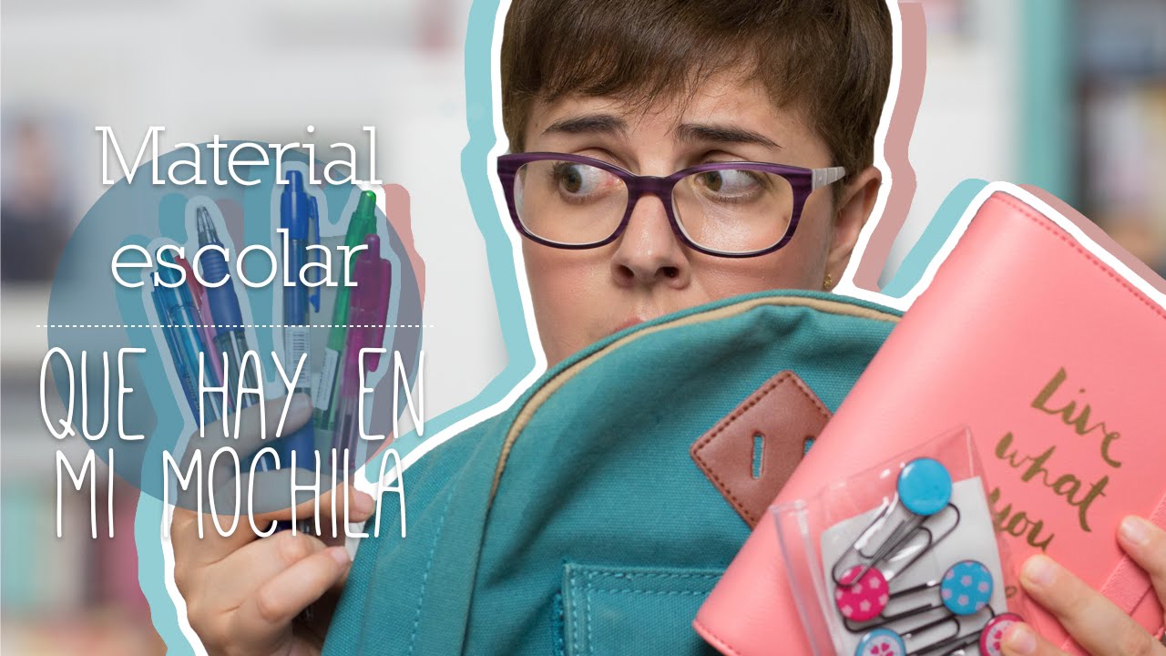Lo que llevo a clase: Material escolar