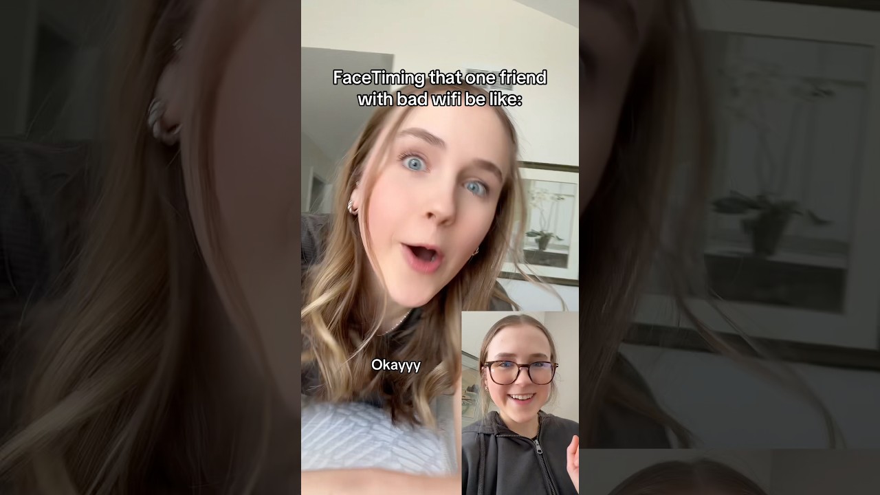 FaceTiming that one friend with bad wifi be like #pov #comedy #relatable #skit