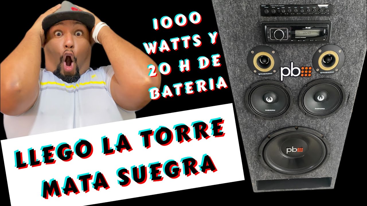 PRESENTO LA TORRE EXTREMA, LAMATA SUEGRA😂, ¿mejor que  JBL 310 Y 710?