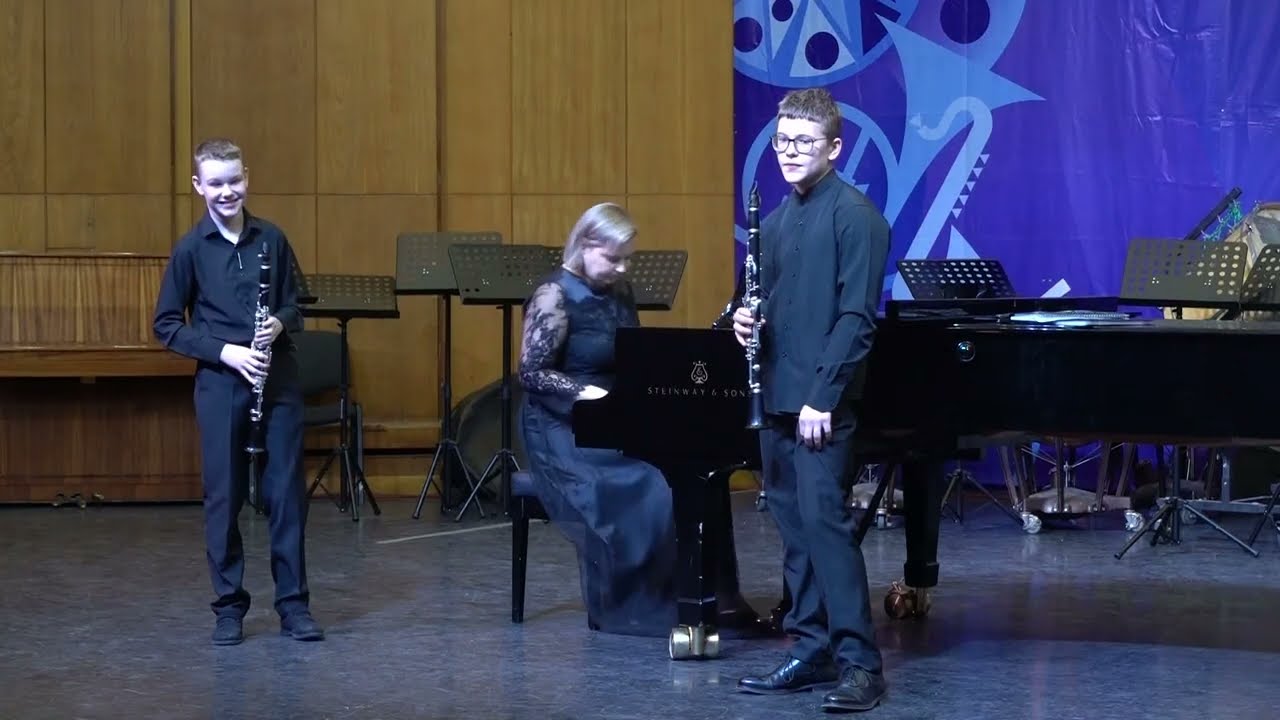 П. Маленков, К. Новиков. M. Mangani. Concertpiece for two clarinets.  #clarinet  #кларнет #mangani