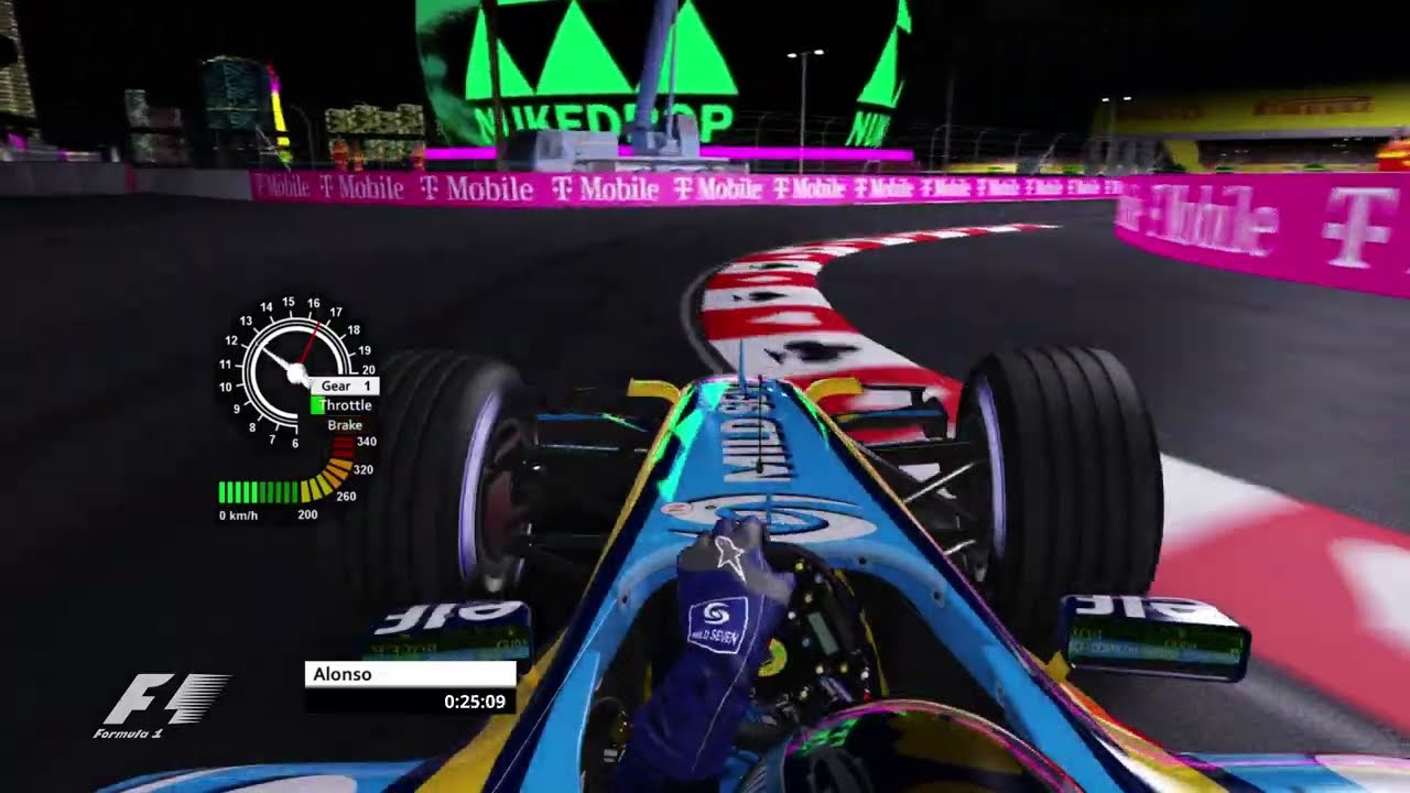Fernando Alonso las Vegas R25 HotLap #assettocorsa