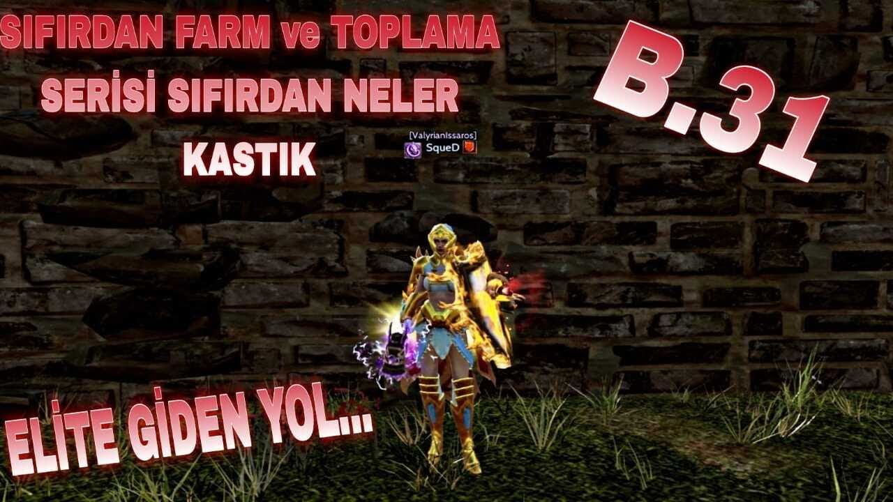 Rise Online’da Toplayıcılık ve Farm Yaparak Karakter Nasıl Dizilir B.31 #riseonline