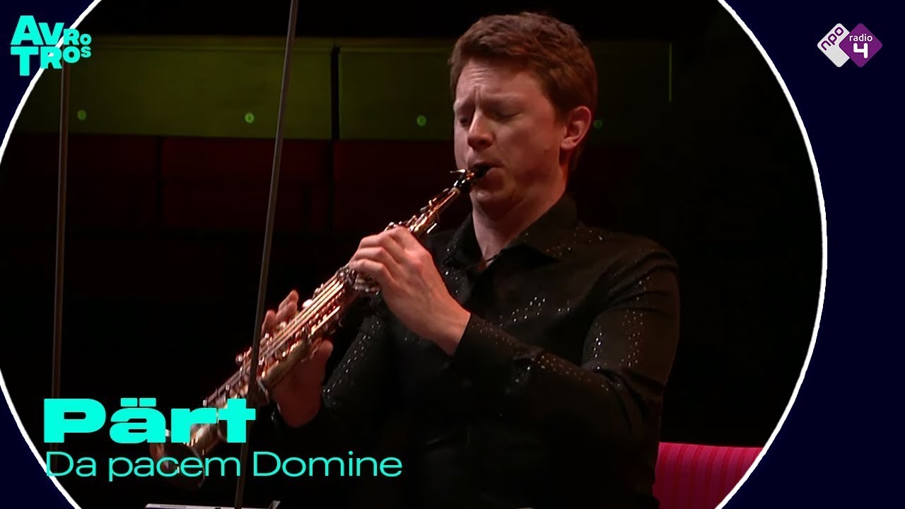 Pärt: Da pacem Domine - Berlage Saxophone Quartet - Live concert HD