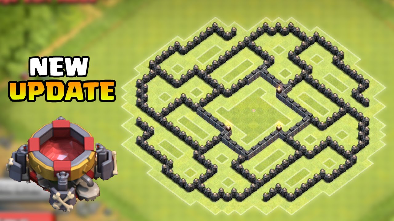 Clash Of Clans - TH8 FARMING Base BEST Town Hall 8 Defense Strategy Dark Elixir Spell Factory Update