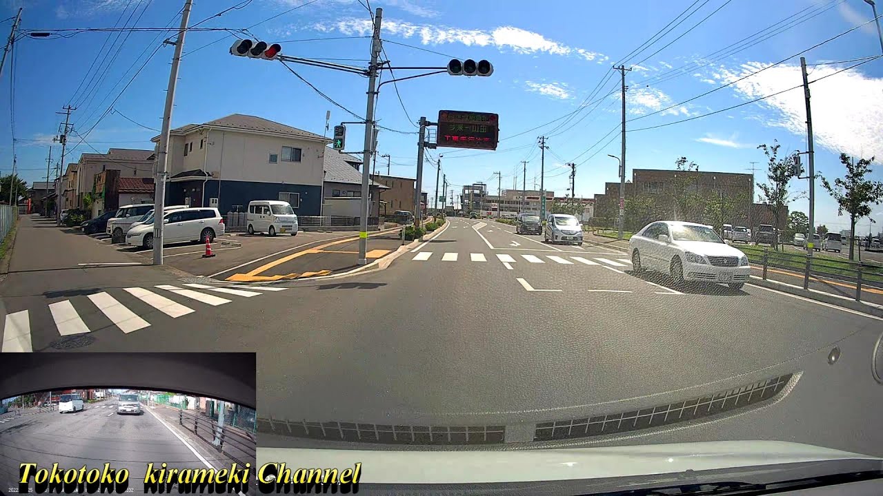 【前後カメラ】沖野～今泉★仙台市若林区🚗2022-9