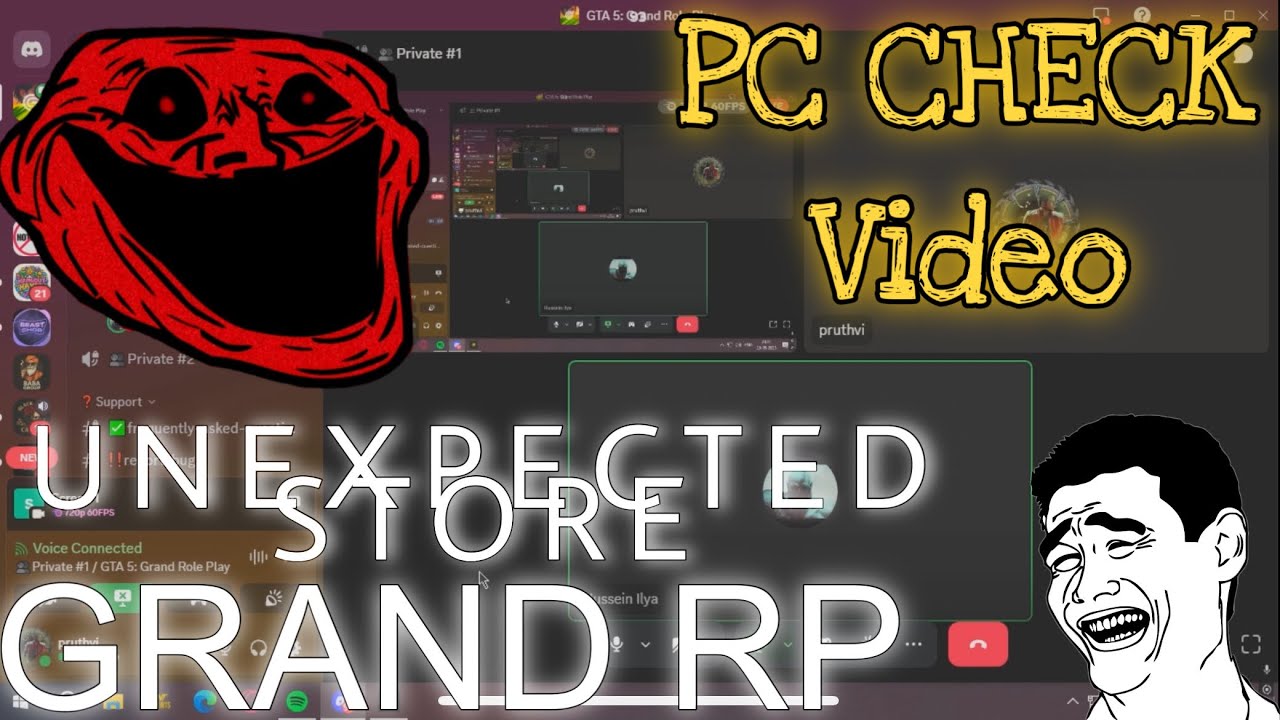 Grand RP Pc Check | Unexpected Store