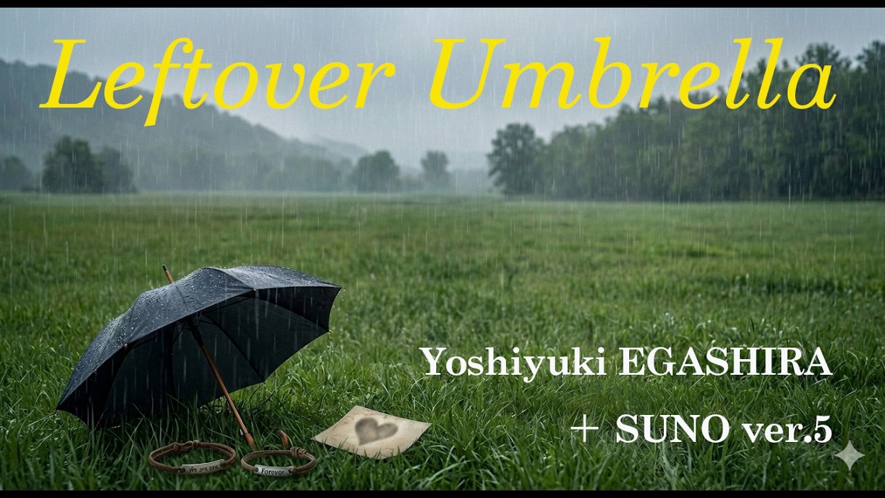 Leftover Umbrella // Yoshiyuki EGASHIRA（残った傘 // 江頭義之 + SUNO ver.5）