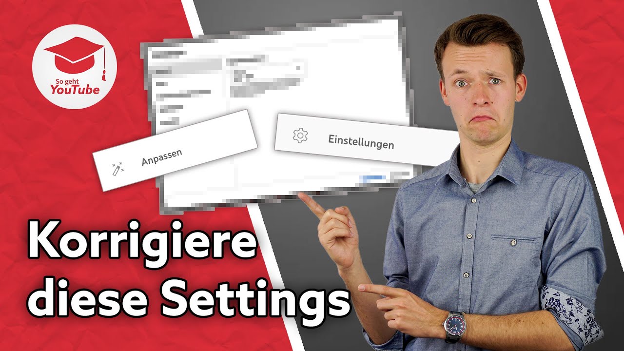 YouTube-Einstellungen, die du kennen solltest, um zu wachsen!