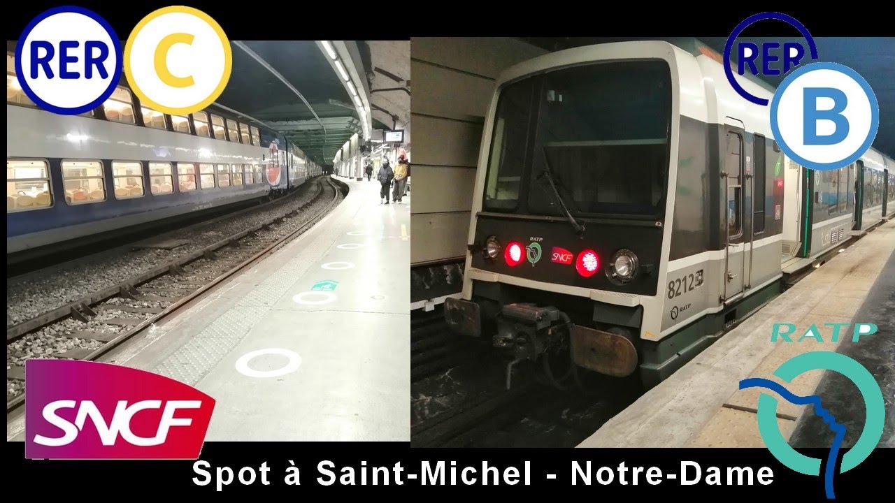 {RER B & C} Spot à Saint-Michel - Notre-Dame