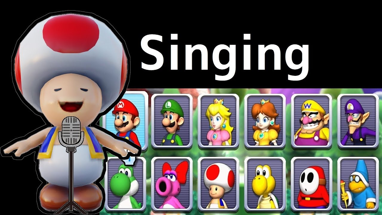 Mario Party 9 Music - Singing Voices All Characters
