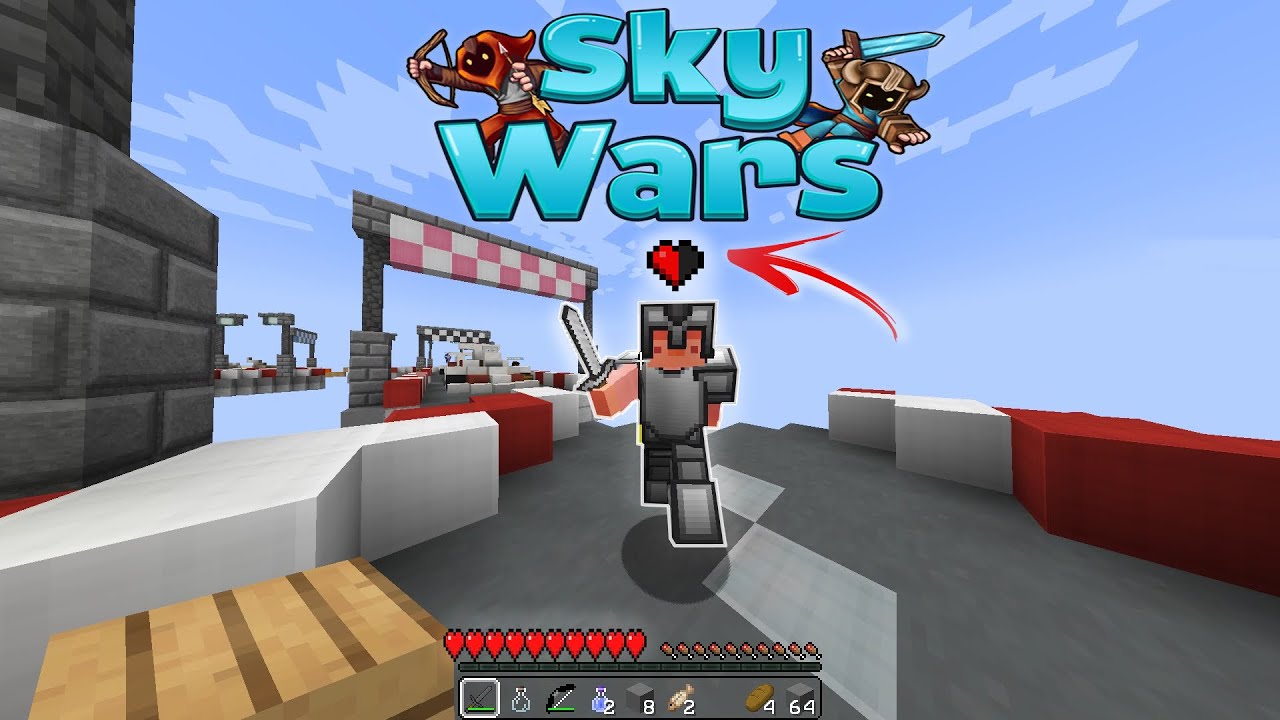 Solo Skywars On CubeCraft - Minecraft [1.9]