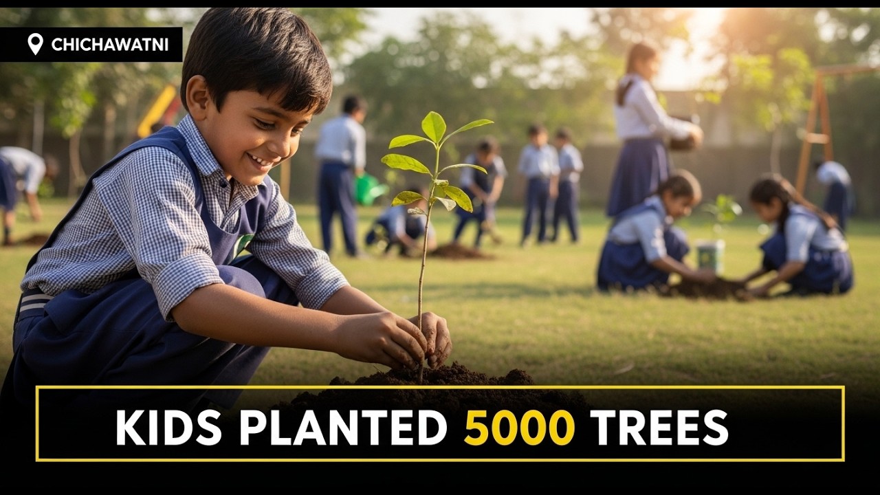 Chichawatni Tree Plantation | 5,000 Tree Planted on 7 Acres | F&W, Punjab