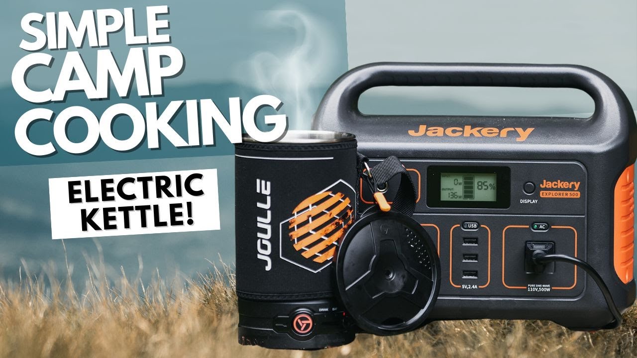 Electric Camping Kettle | Portable 500 Watt (Travel / Emergency Prepping): JOULLE by Stoke Voltaics