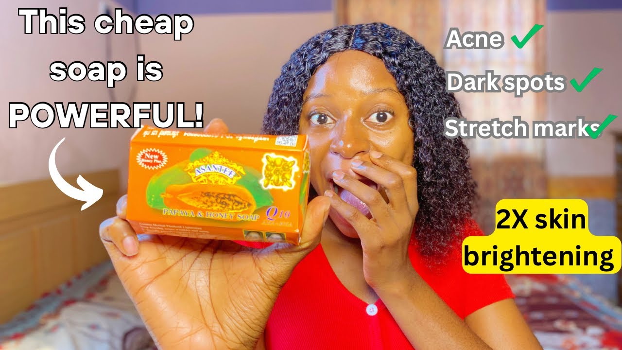 How to use cheap Asantee soap to brighten your skin & clear spot | How to identify fake Asantee soap