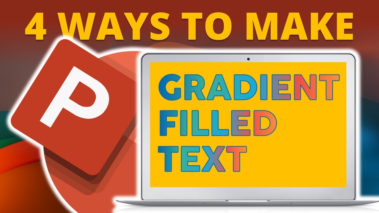 How to Make GRADIENT Colored Text in PowerPoint! 🌈 [PPT TIPS]