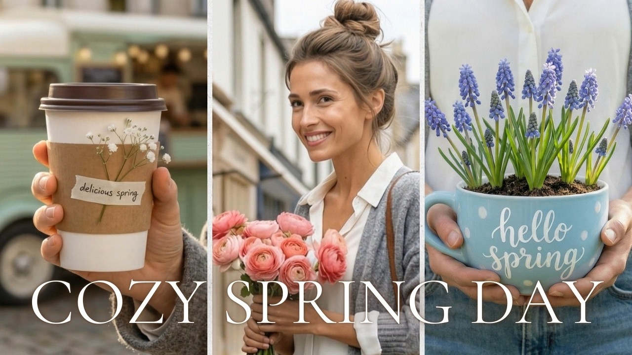 First Day of Spring | Flowers, Fresh Air & Cozy Moments
