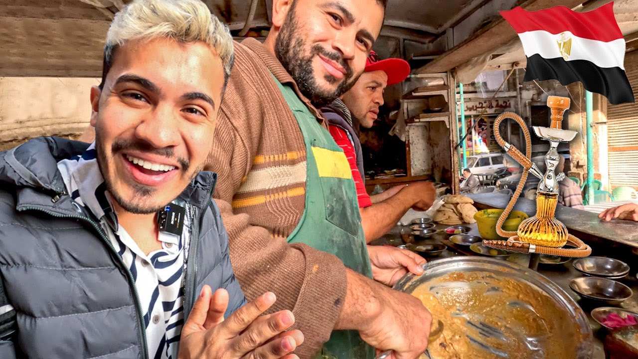Probando COMIDA CALLEJERA en EGIPTO 🇪🇬