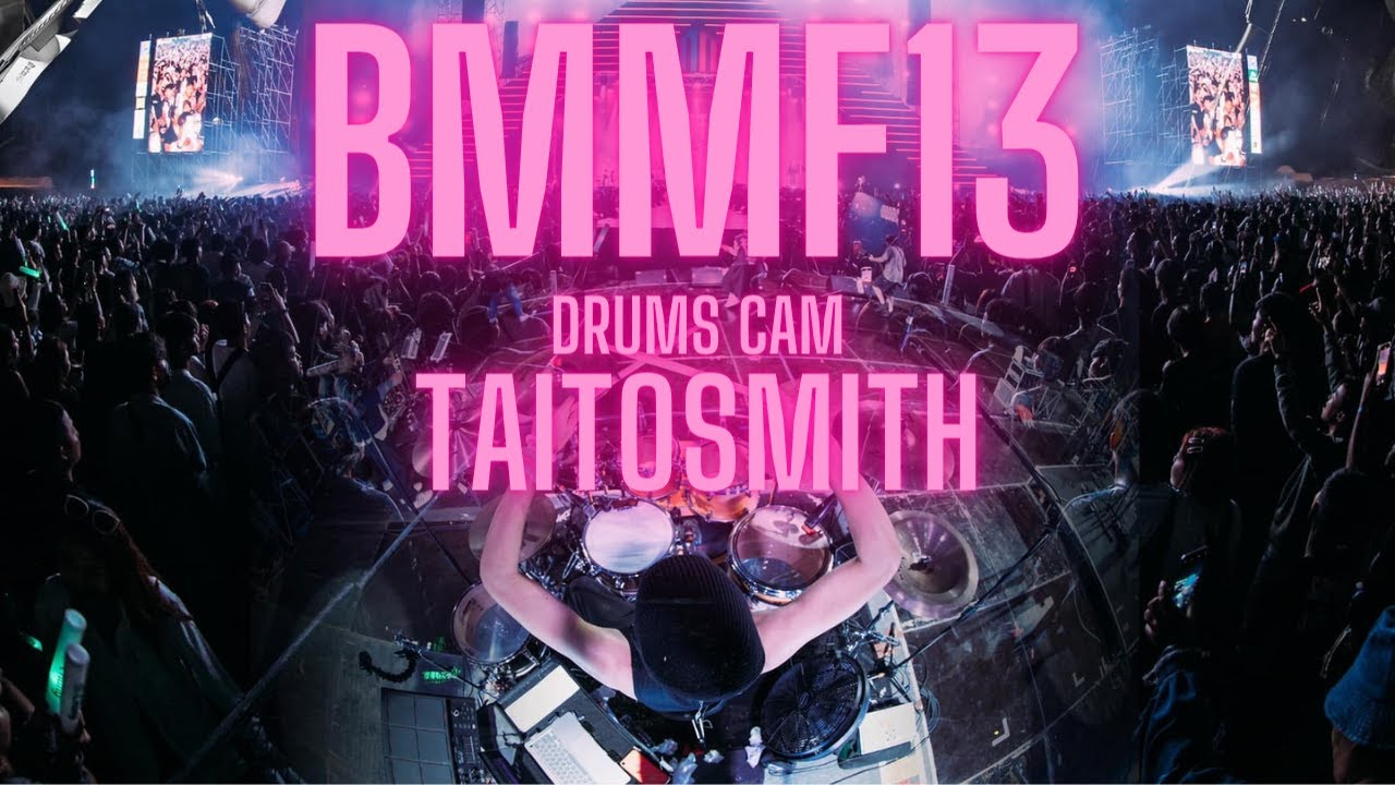 Opening TaitosmitH Live at Big Mountain Music Festival 2023 Drums Cam