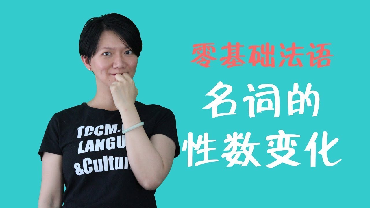 [法语零基础] 17  语法名词的性数变化
