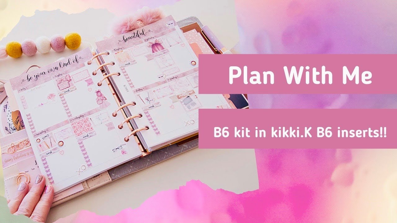 Plan With Me - B6 kit in the kikki.K B6 inserts!