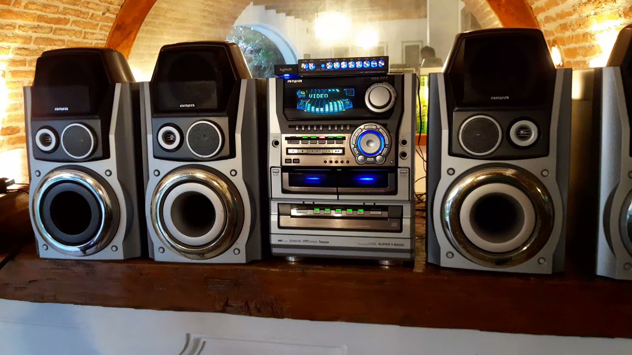 AIWA NSX_ T77 con 4 bocinas !!!! en serie T99 y T77
