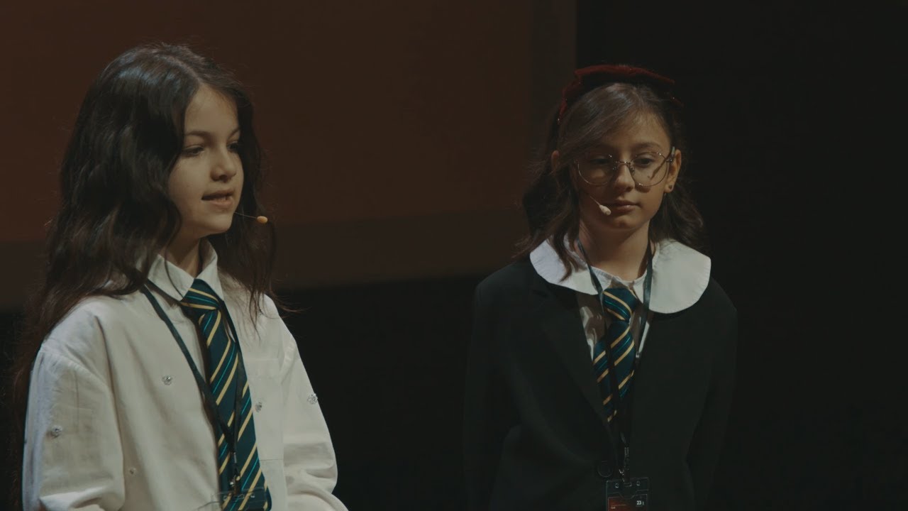 The fabric of trust | Daria Hosu and Ana Costescu | TEDxQuestfield Intl College Youth