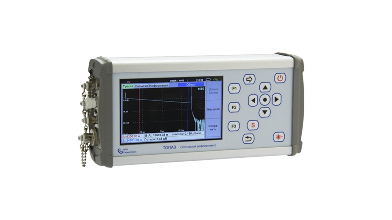 ТОПАЗ-9400 PON OTDR 41dB Range up to 300 km