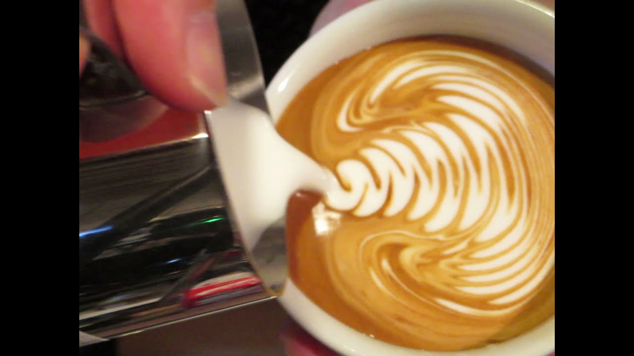 【うちラテ】ラテアート リーフの作り方 Latte Art Leaf