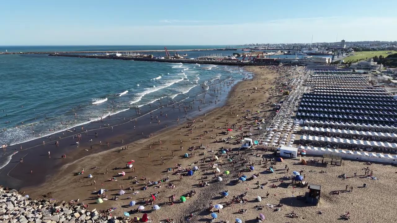 Mar del Plata – De Playa Grande, Parque San Martín y Playa Chica (Drone)