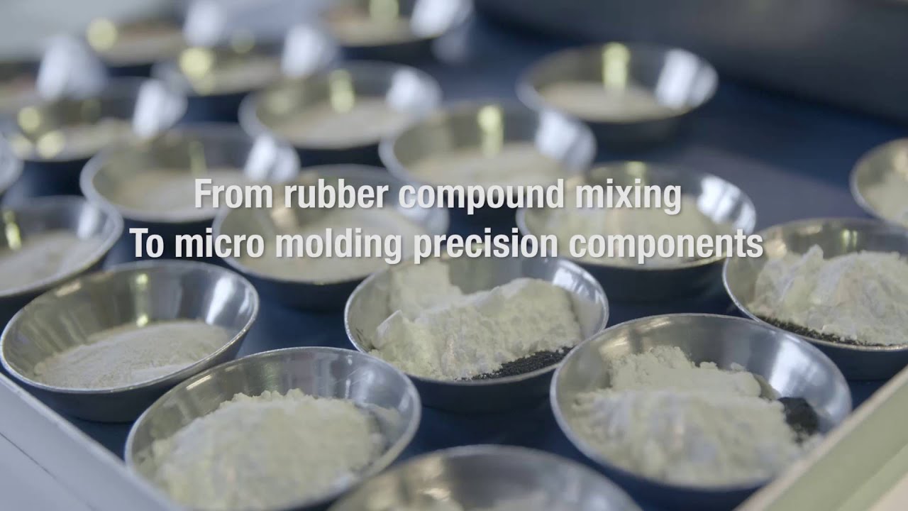 From rubber compound mixing to micro molding precision components