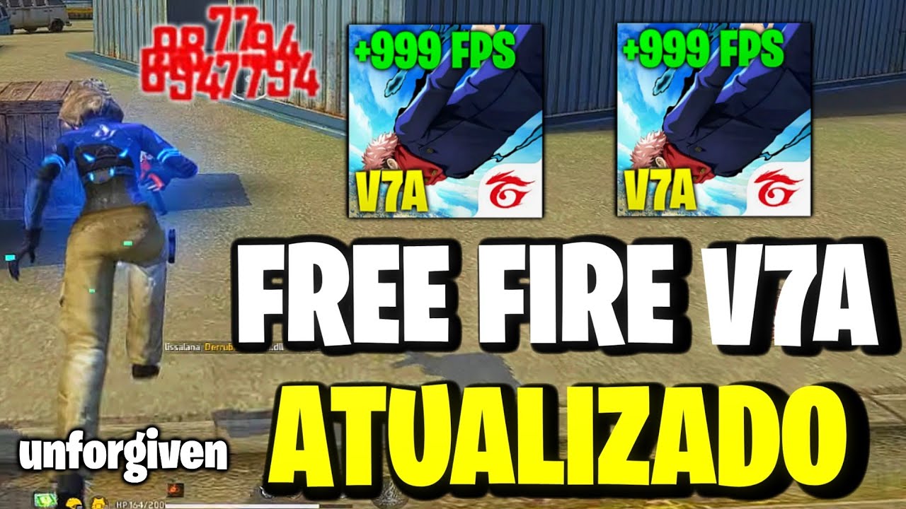 FREE FIRE V7A ATUALIZADO LITE E OTIMIZADO 64 BITS FREE FIRE MAX NO ANDROID E PC, LINK DIRETO
