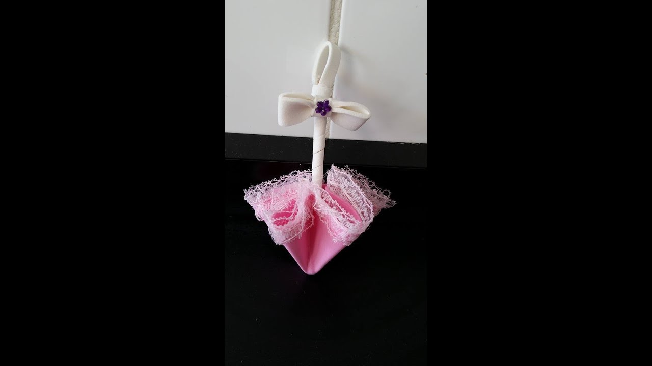Como fazer Lembrancinha PARA MATERNIDADE,15 ANOS,ANIVERSARIO EM FORMATO DE GUARDA CHUVA DIY