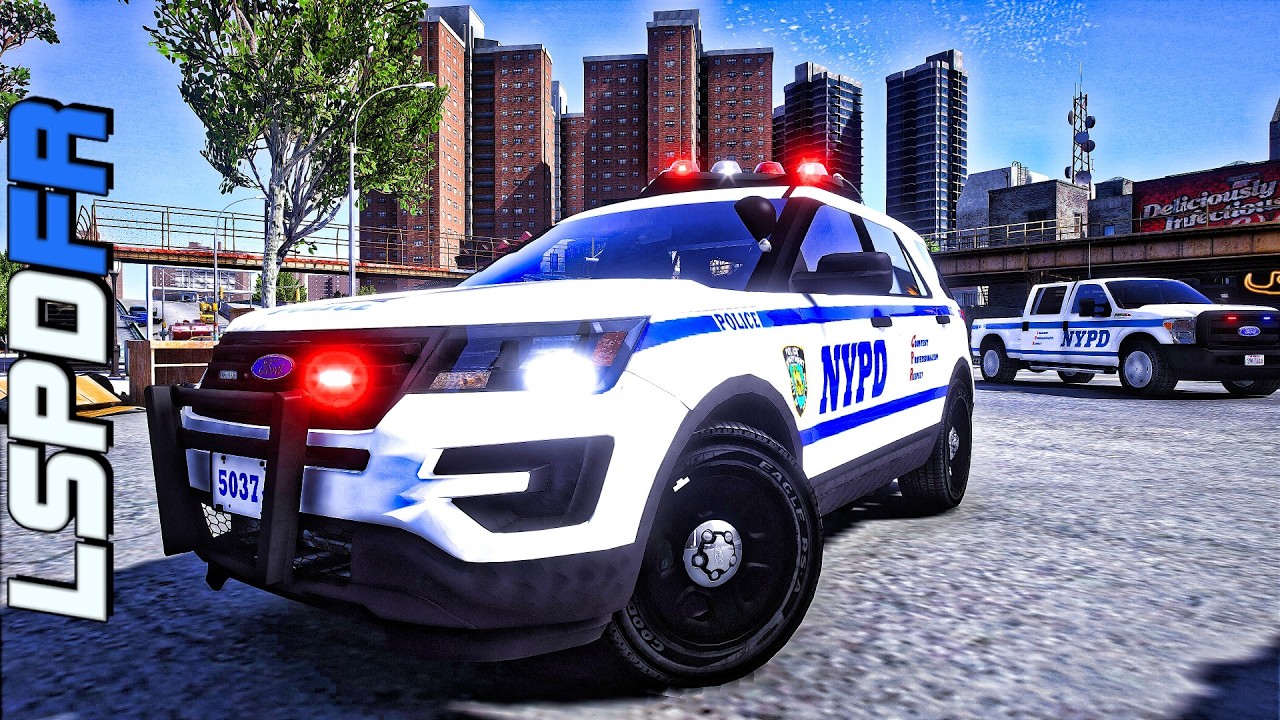 Playing as NYPD in GTA 5! Wild City Patrol with Realistic Police Mods