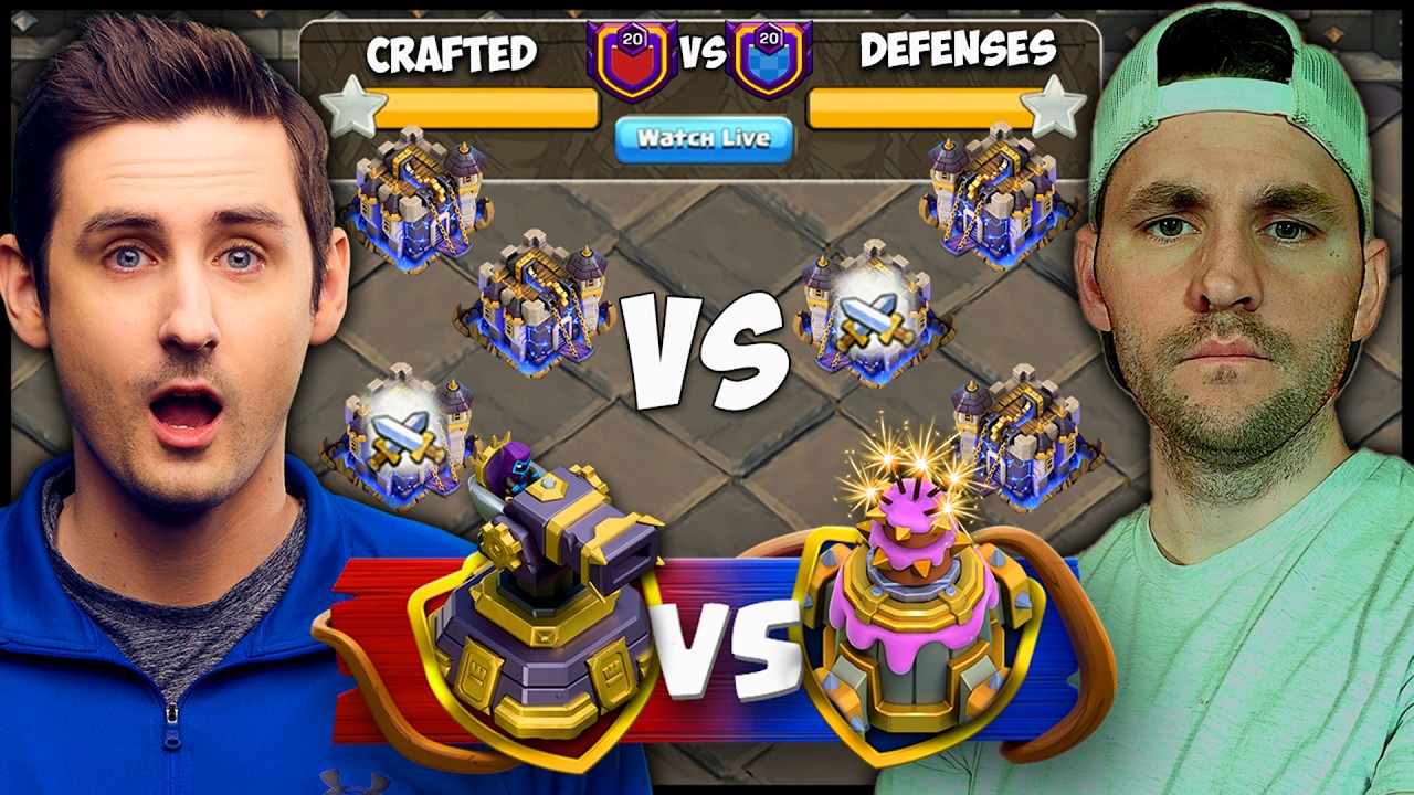 1st War with NEW Crafted Defenses vs SHOCK with INSANE Tricks!!