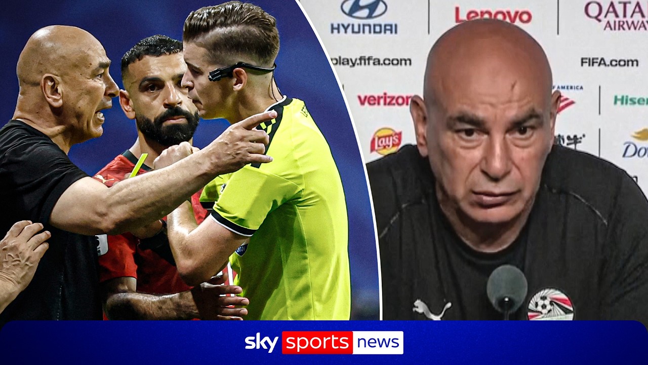 Egypt's Hossam Hassan says officiating 'unfair' and World Cup 'directed towards' reigning champions