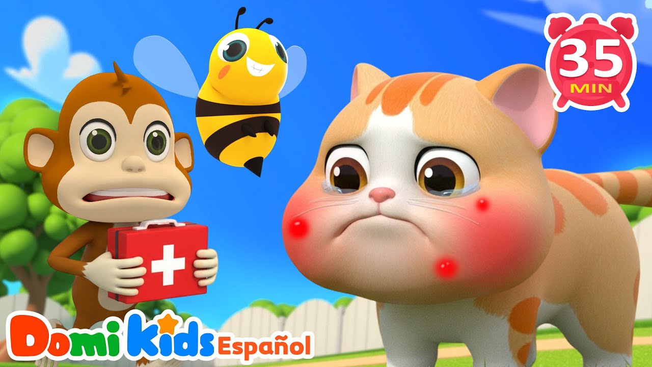 Algunos Bichos Pican 🐞| Versión Bilingüe | Canciones Infantiles | Domi Kids Fiesta Animal