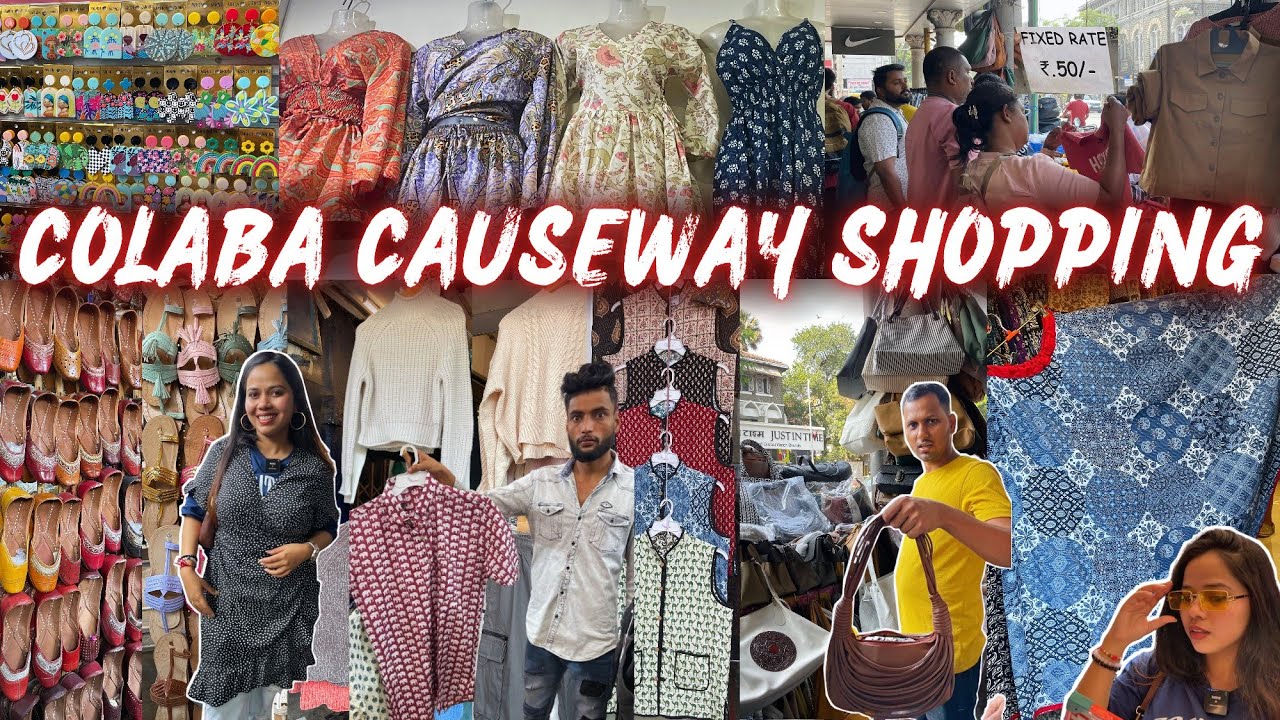 COLABA CAUSEWAY SHOPPING | Unique Collection for Women And Men | Best Street Shopping in Mumbai