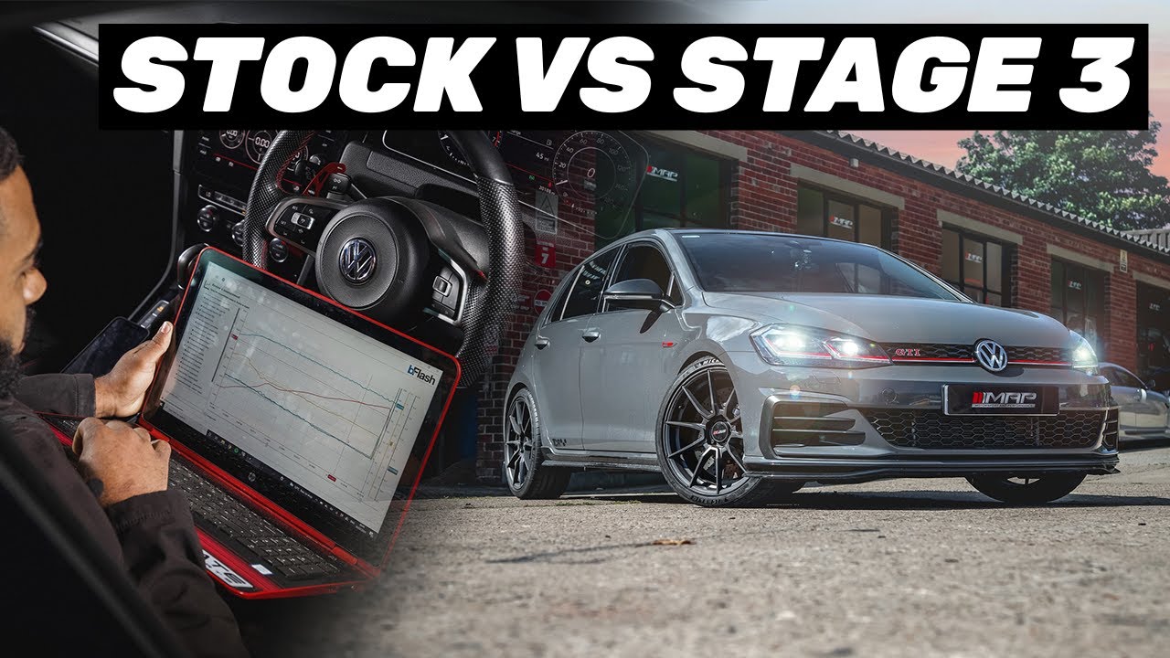 GOLF GTI TCR: СТАНДАРТНЫЙ VS STAGE 3!!