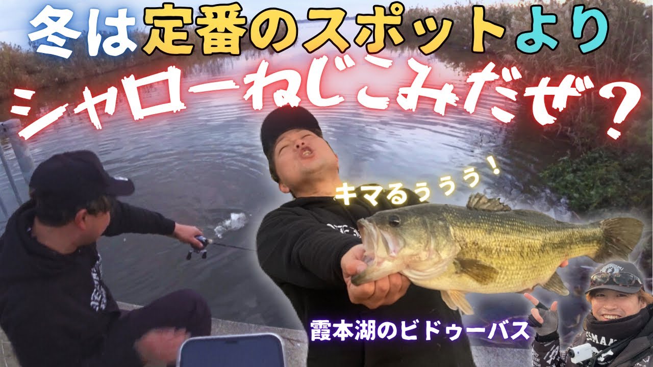 霞ヶ浦の冬は一撃ねじこみを決めに行け！！