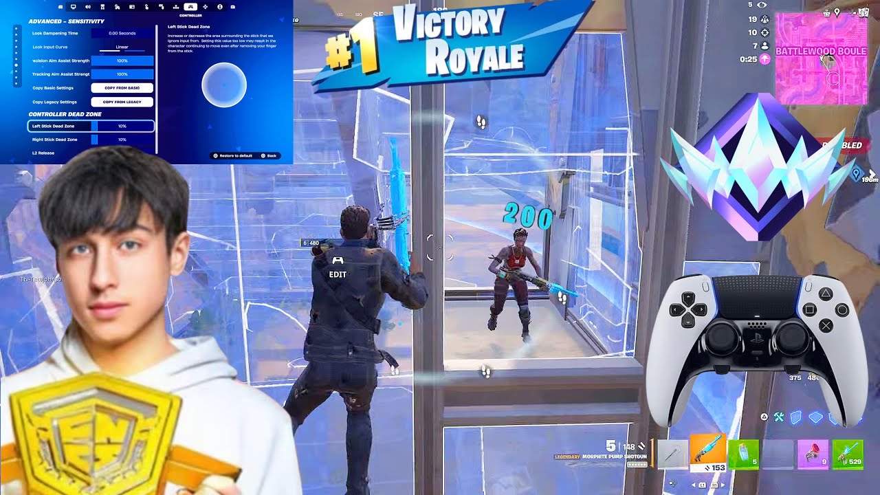 NEW PETERBOT Controller SETTINGS + Sensitivity For Fortnite Chapter 7! (PS5/XBOX/PS4/PC)
