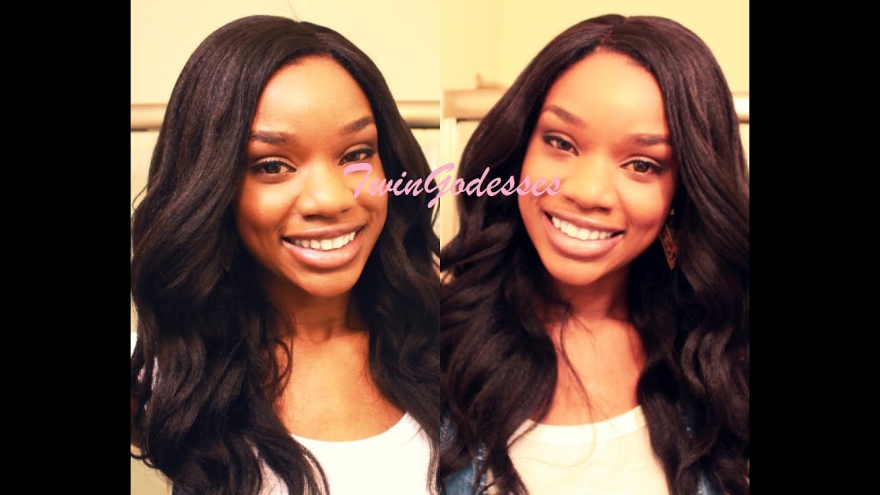 OMG I ❤ This Hair!!! Kinky Straight Full Glueless Lace Wig From Divaswigs.com