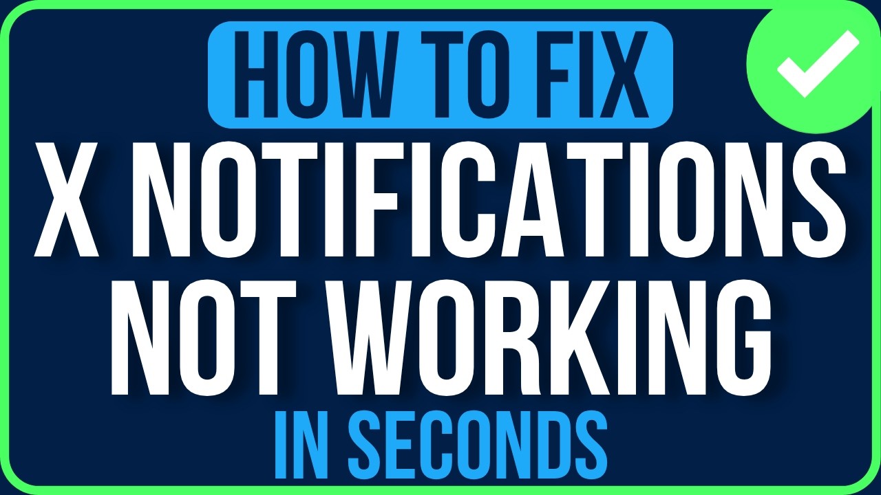TWITTER NOTIFICATIONS NOT WORKING 2026 [FIXED] | X App Notifications Not Working Problem