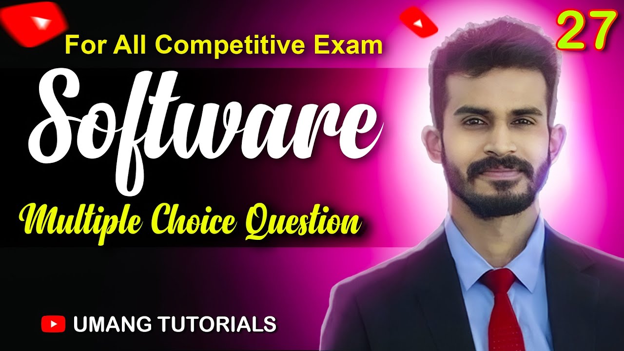 Computer Software MCQ in hindi कंप्यूटर सॉफ्टवेयर के प्रश्न | Umang tutorials Important For CGVYAPAM