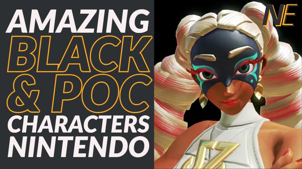 AMAZING Black Video Games Characters - Nintendo Games Black & POC
