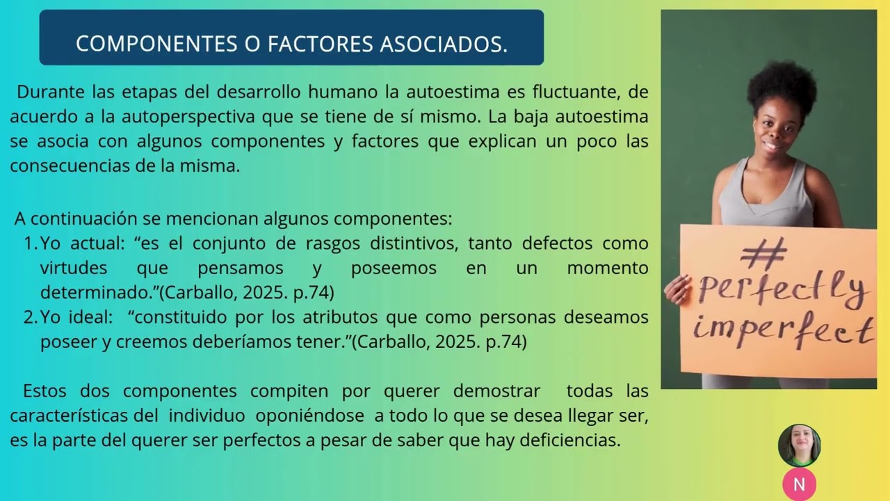 Consecuencia de una baja autoestima en el desarrollo humano (autodiscepancia del YO, Critico interno